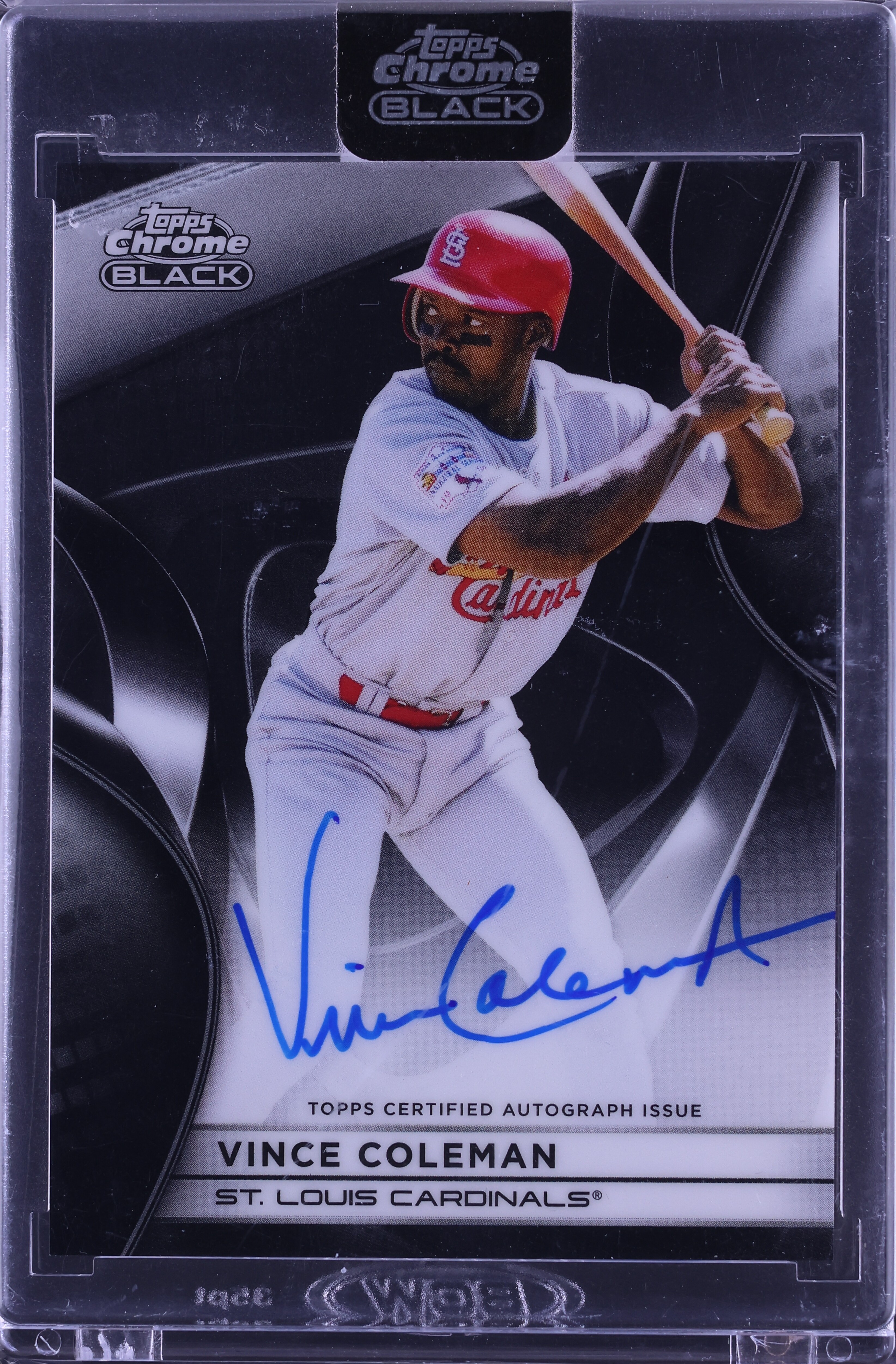 2025 Topps Chrome Black Vince Coleman AUTO #CBA-VC CGC AUTH on