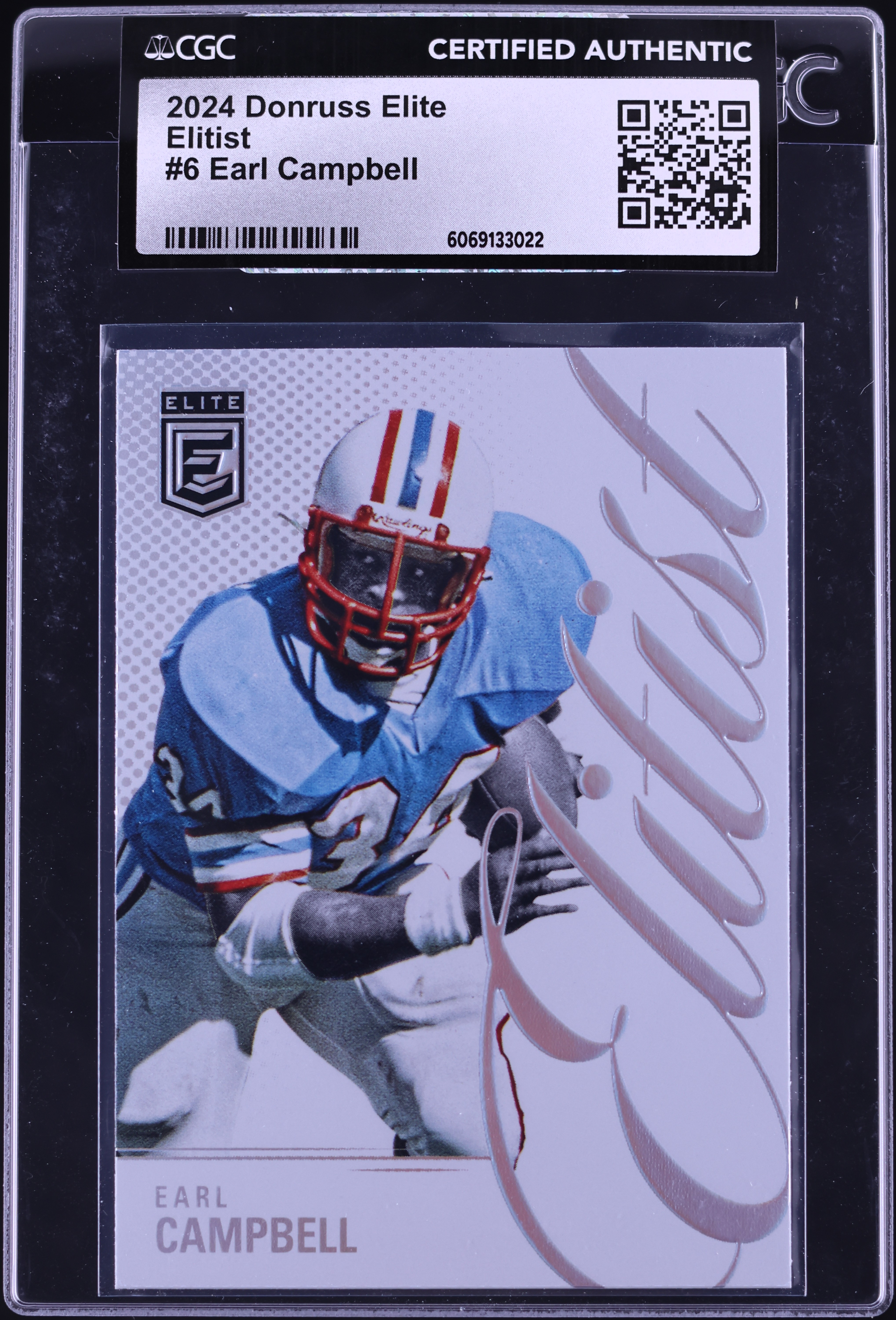 2024 Donruss Elite Elitist Earl Campbell #6 CGC AUTH on Fanatics