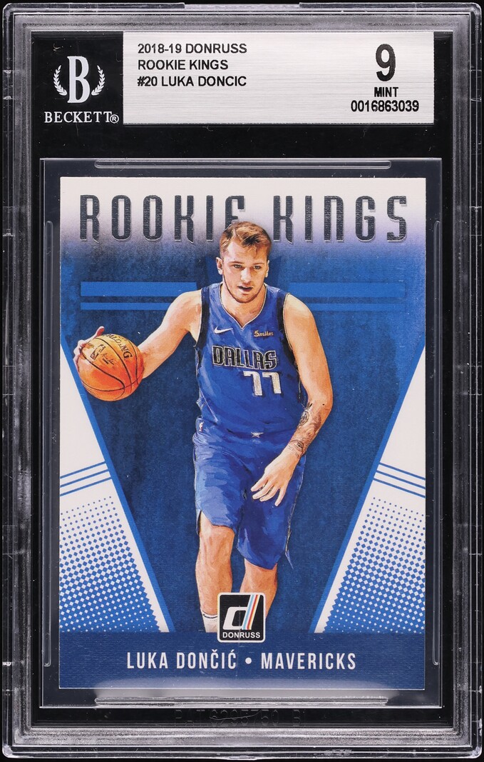 2018 Donruss Kings Luka Doncic ROOKIE #20 BGS 9 MINT