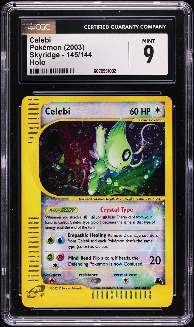 highest hp in pokemon cards Pokemon Card Celebi (Holographic) main image 1