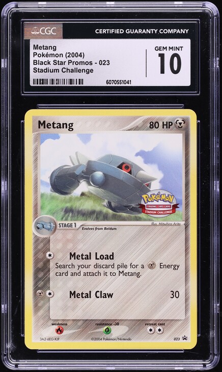 2004 Pokemon Black Star Promos Stadium Challenge Metang #023 CGC 10 GEM  MINT on Fanatics Collect