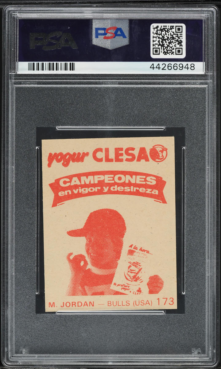1985 Merchante Spanish Red Michael Jordan ROOKIE #173 PSA 5 EX