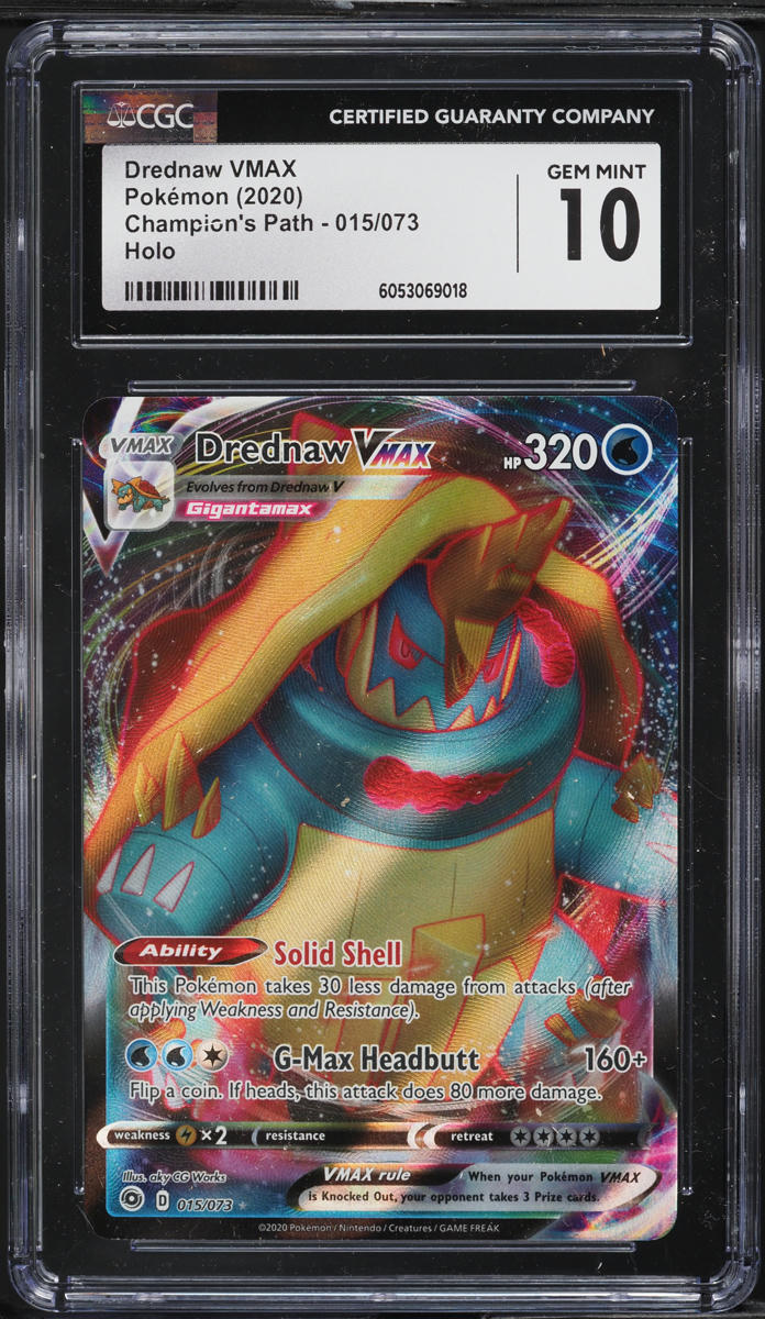 2020 Pokemon Sword & Shield Champion's Path Drednaw VMAX #15 CGC 10 GEM MINT on Fanatics Collect 2020 Pokemon Sword & Shield Champion's Path Drednaw VMAX #15 CGC 10 GEM MINT on Fanatics Collect