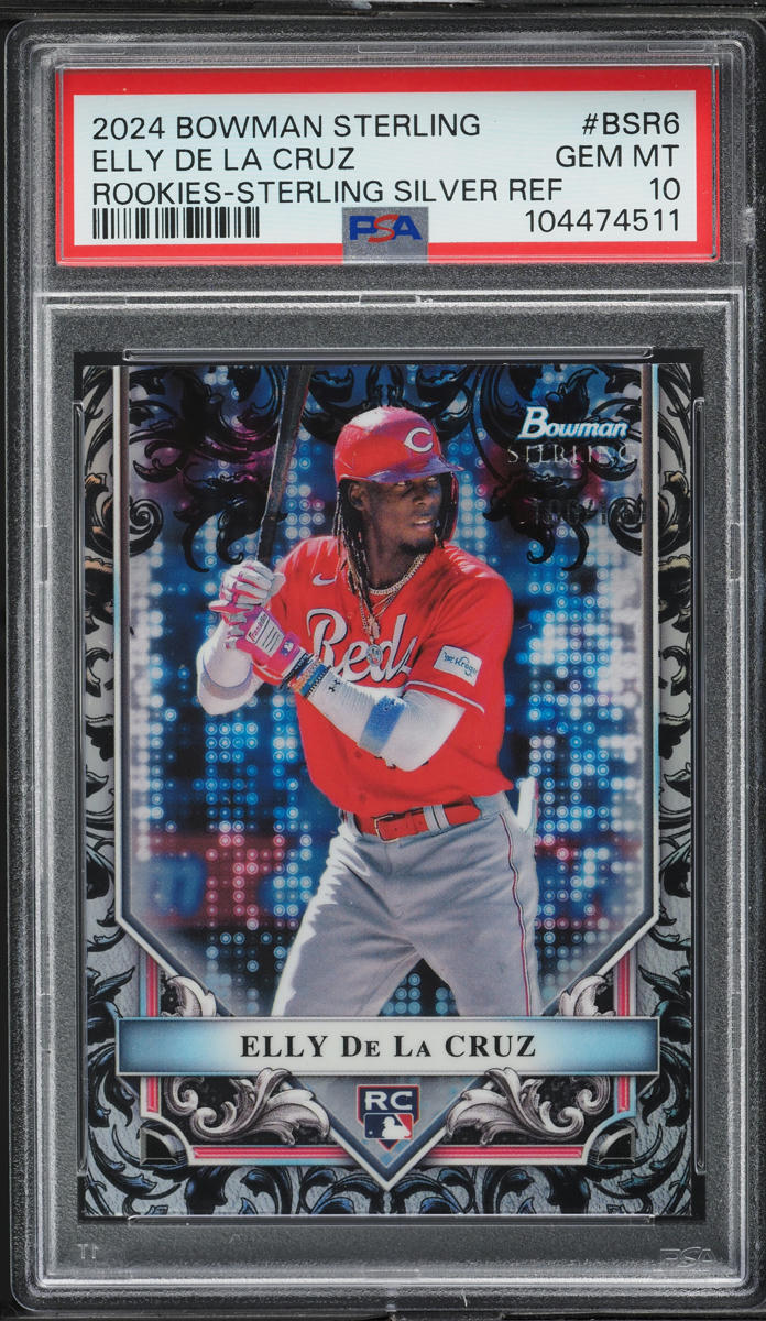 2024 Bowman Sterling Silver Refractor Elly De La Cruz ROOKIE /100 #BSR6 PSA 10