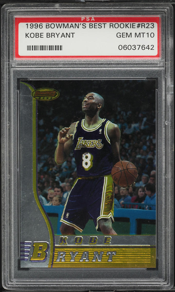 1996 Bowman's Best Kobe Bryant ROOKIE #R23 PSA 10 GEM MINT