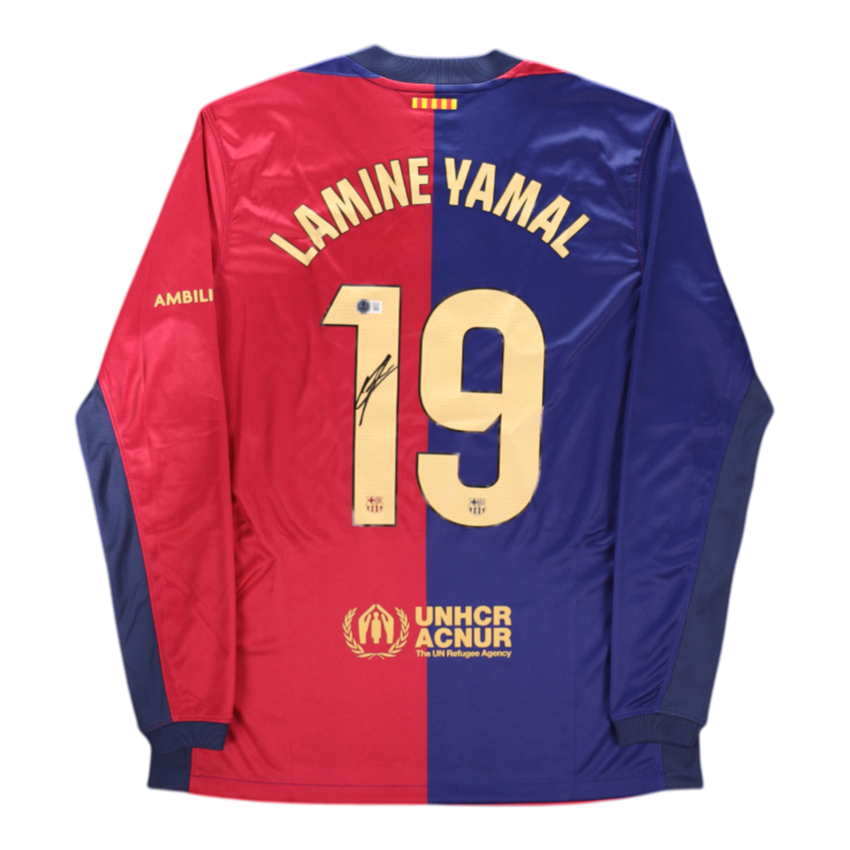 Lamine Yamal Signed Autographed FC Barcelona Jersey - Beckett AUTH