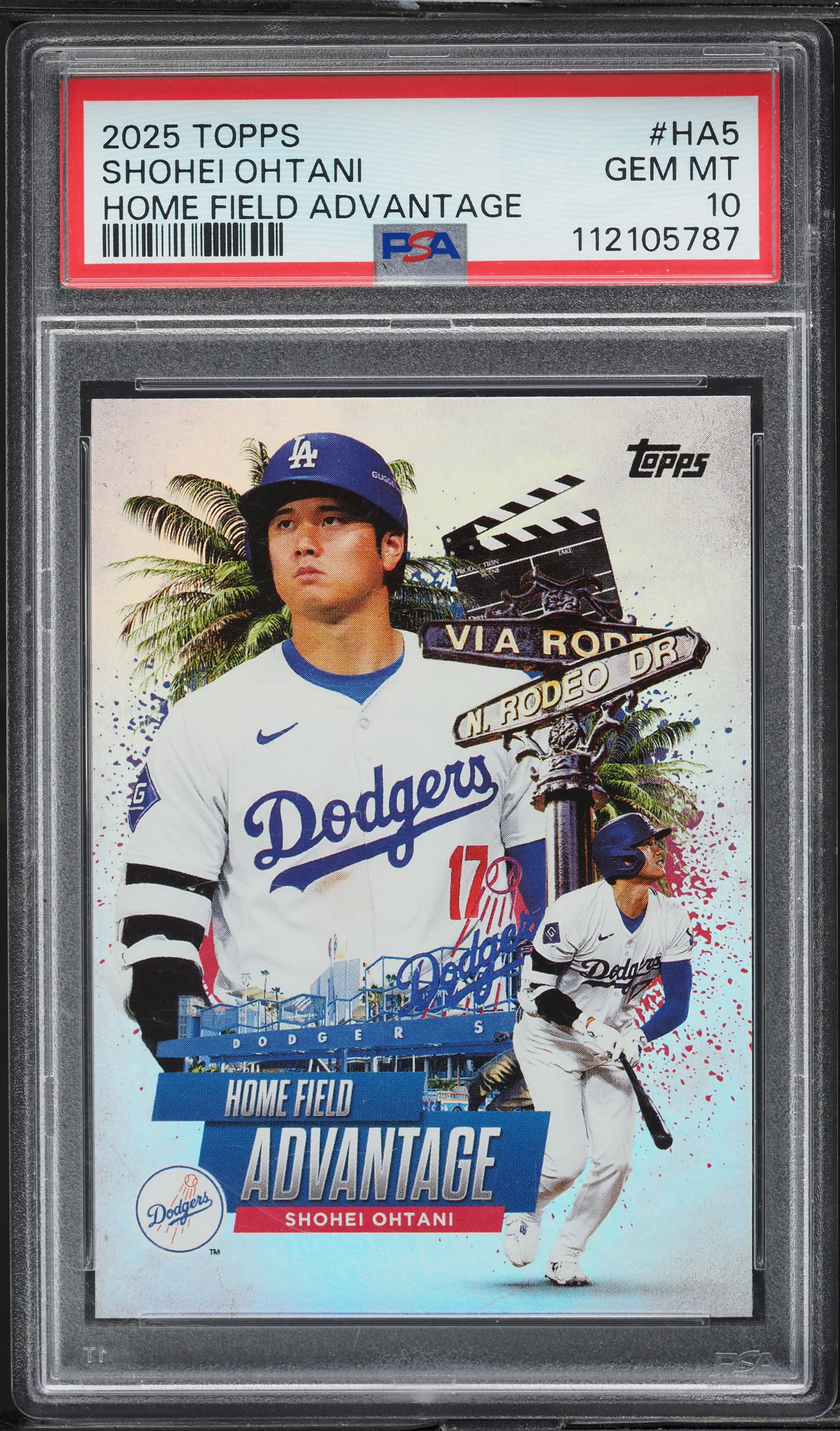 2025 TOPPS HOME FIELD ADVANTAGE Shohei Ohtani 大谷翔平 HA-5 SP 