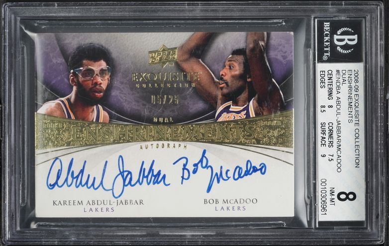 1975 Topps Basketball Kareem Abdul-Jabbar #90 PSA 8 NM-MT on