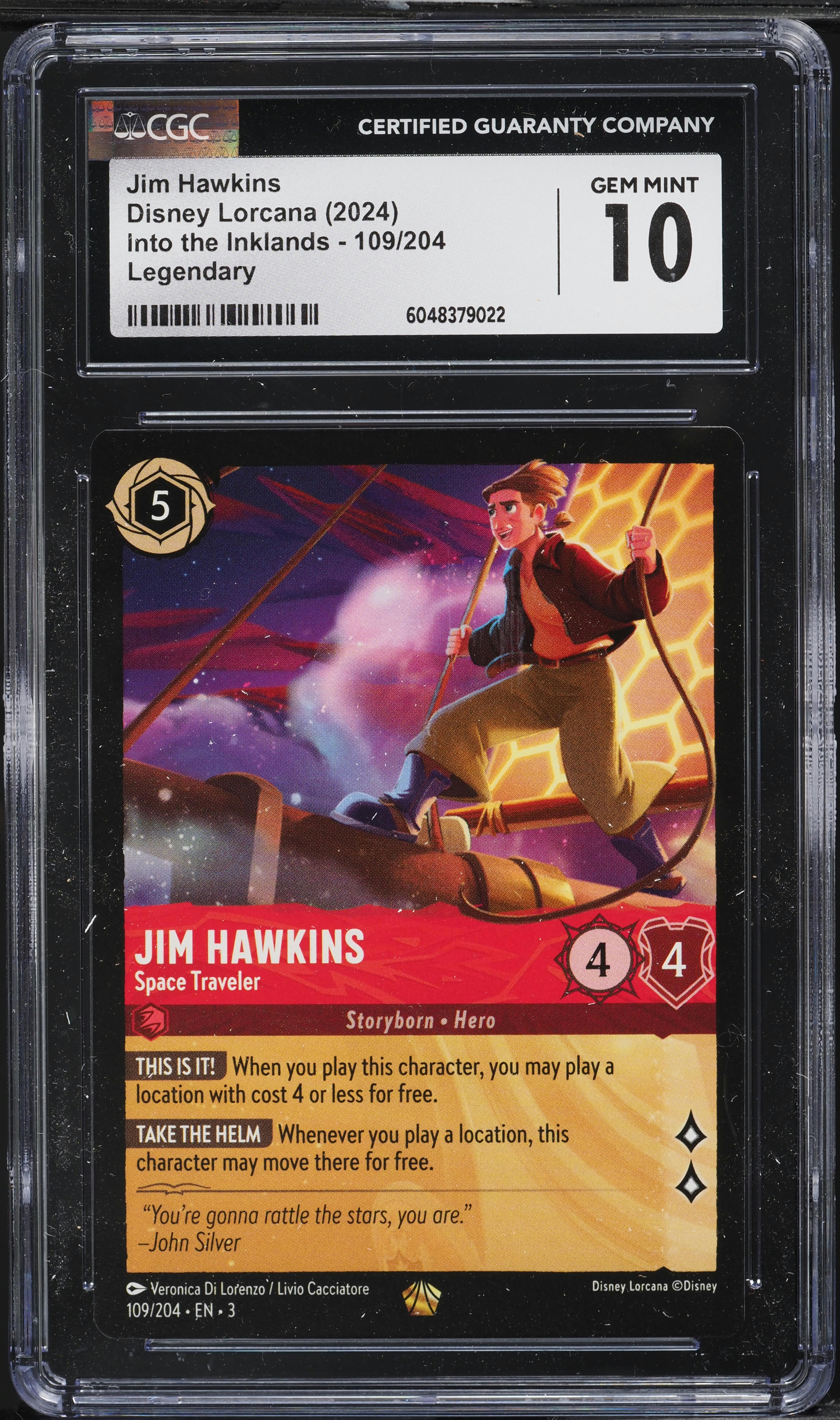 jim hawkins lorcana card Lorcana - Into the Inklands - Jim Hawkins main image 1