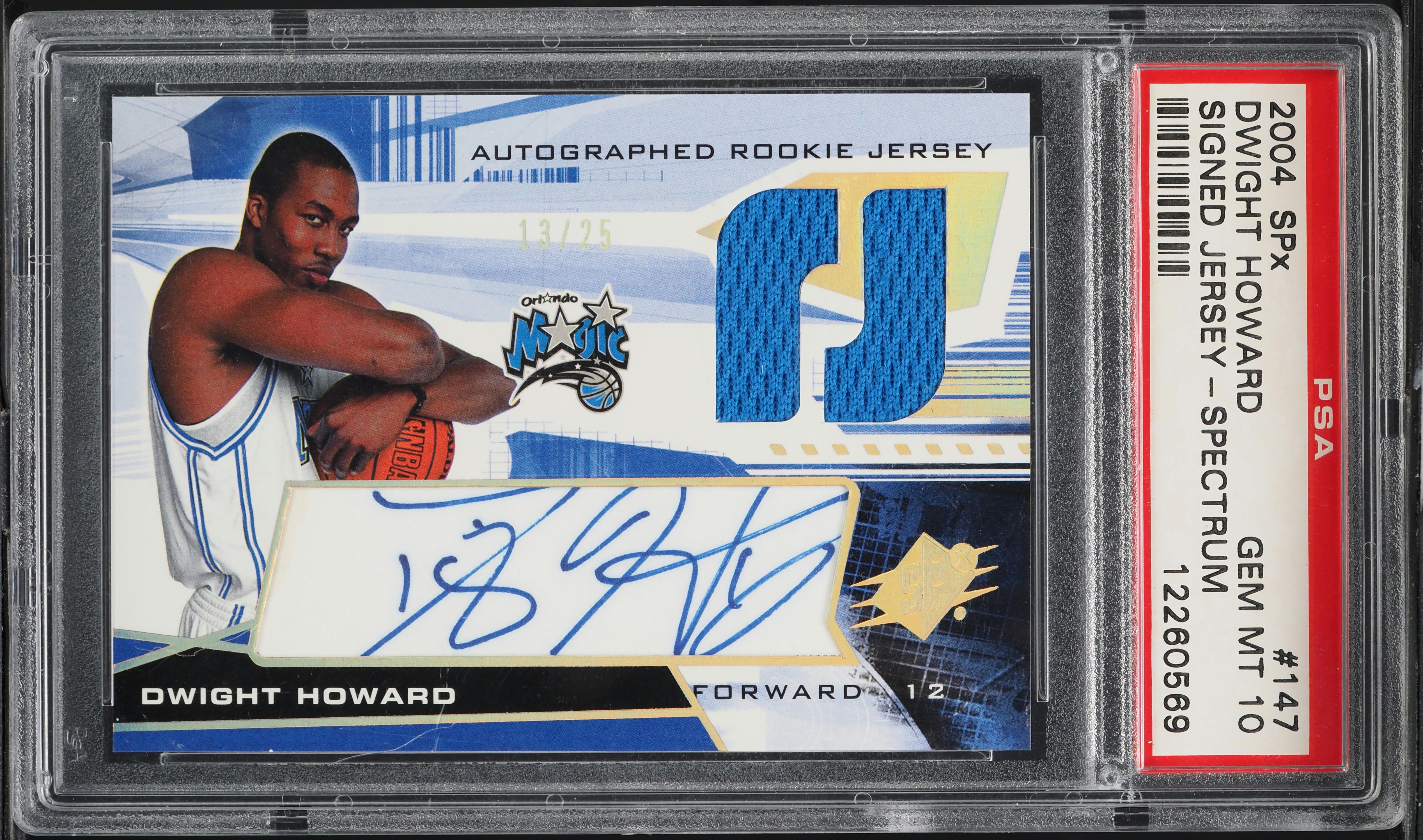 SP /99 DWIGHT HOWARD 2005 TOPPS CHROME SGC 9 MINT GOLD REFRACTOR 