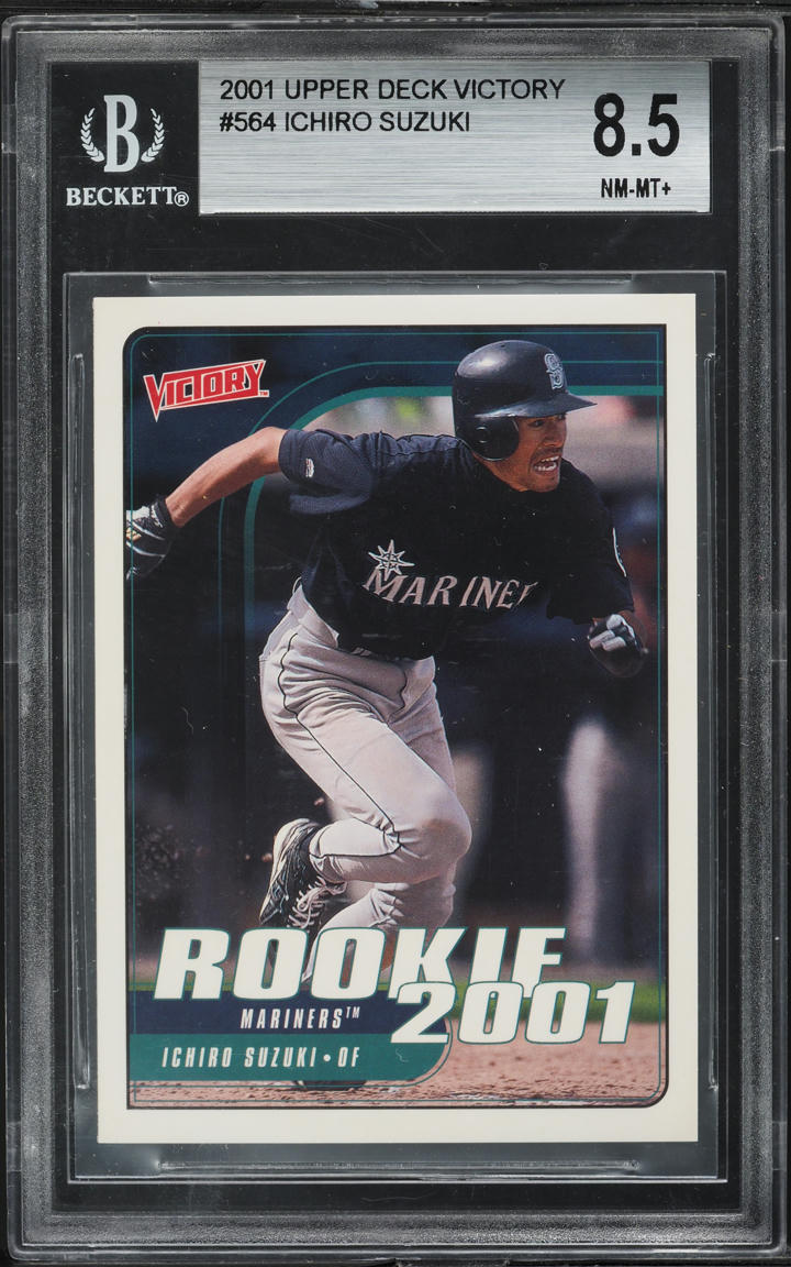 2001 Ichiro Suzuki ルーキー記念品 2001 PSA イチロー‼️ ルーキーカード UD Ichiro RC - メルカリ