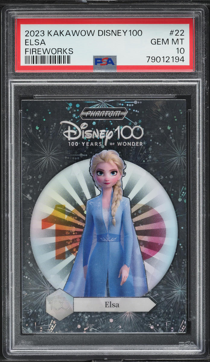 2023 Kakawow Phantom Disney100 Fireworks Elsa FIREWORKS #22 PSA 10