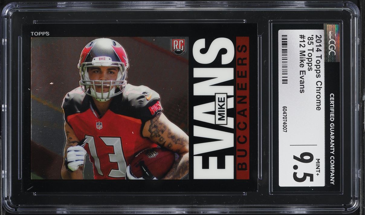 2014 Topps Chrome '85 Mike Evans ROOKIE #12 CGC 9.5 MINT+