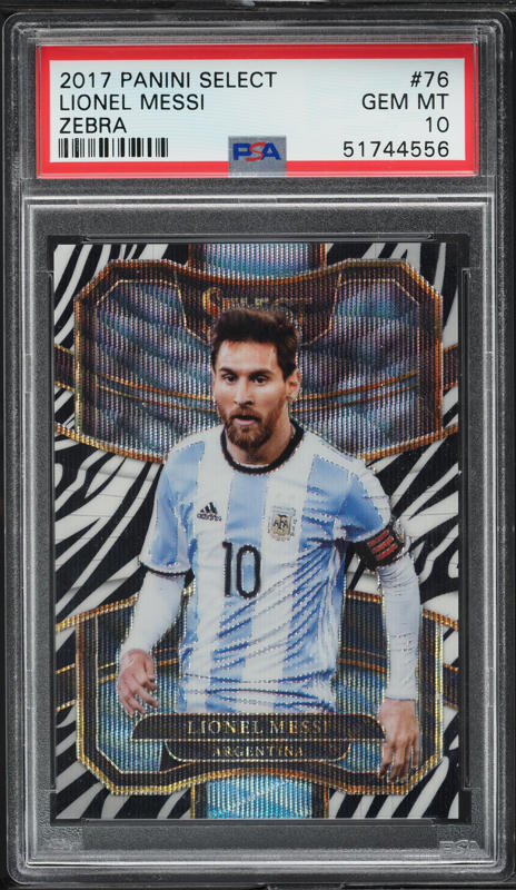 2020 Topps Inception Gold Lionel Messi PATCH AUTO DNA 10 1/1 PSA