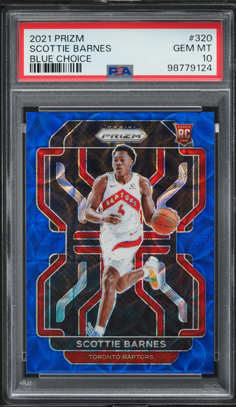 2021 Prizm Scottie Barnes Rookie Signatures PSA 10 on Fanatics Collect
