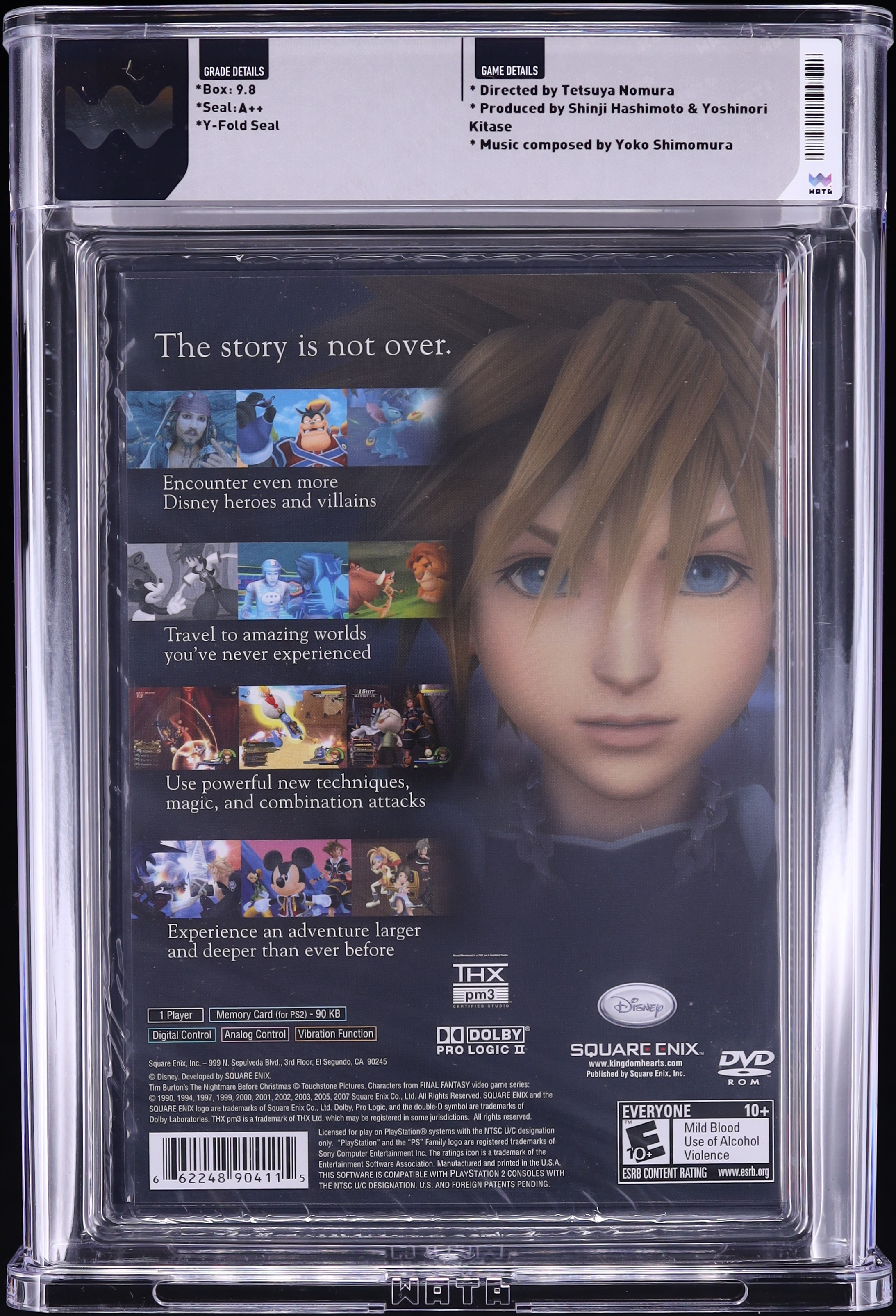 Kingdom Hearts II (Playstation 2 PS2) WATA 9.8 A++ Sealed on 