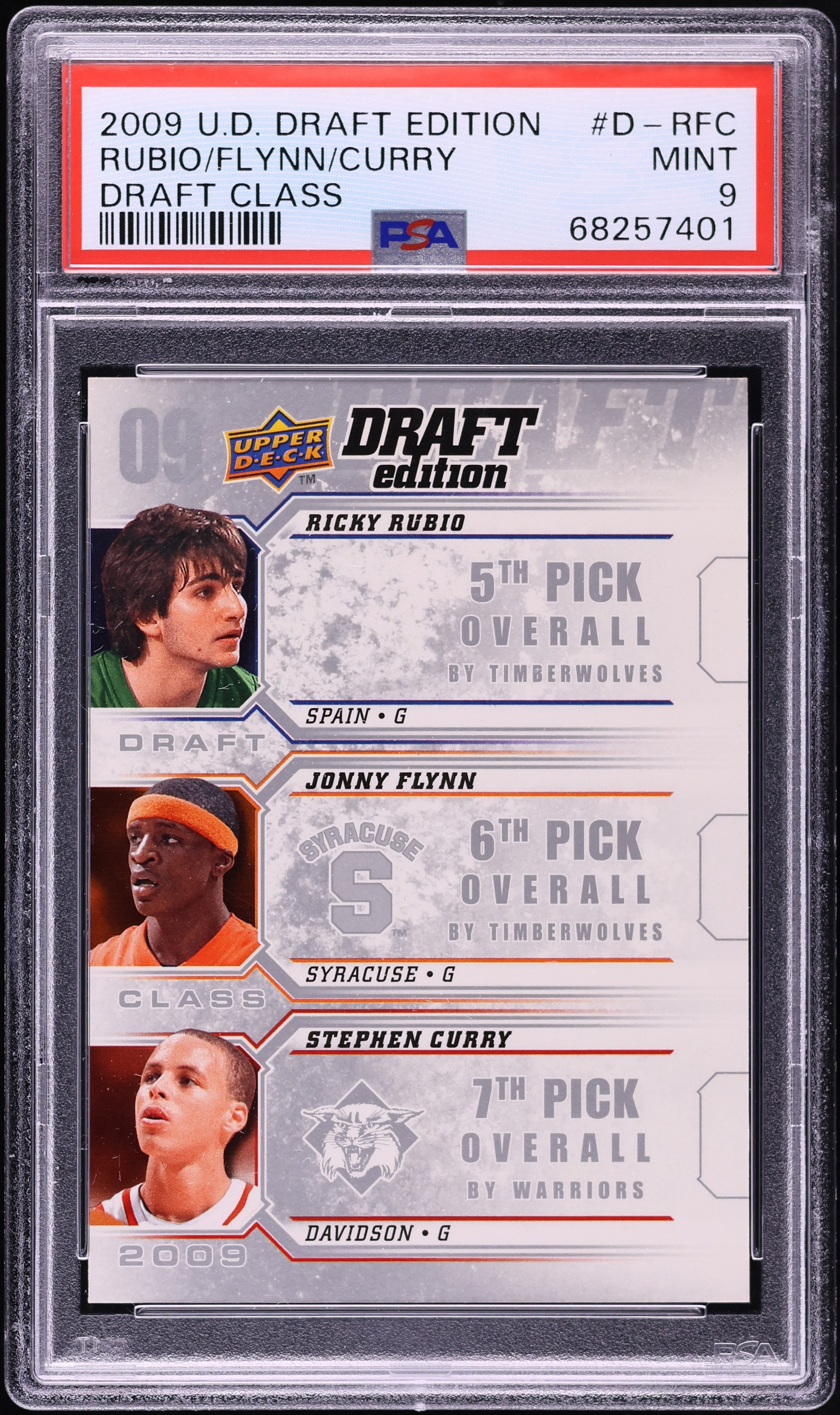 貴重美品 Stephen Curry Rubio RC 09 UD Draft Amazon.com: 2009-10 Upper Deck Draft Edition #34 Stephen Curry