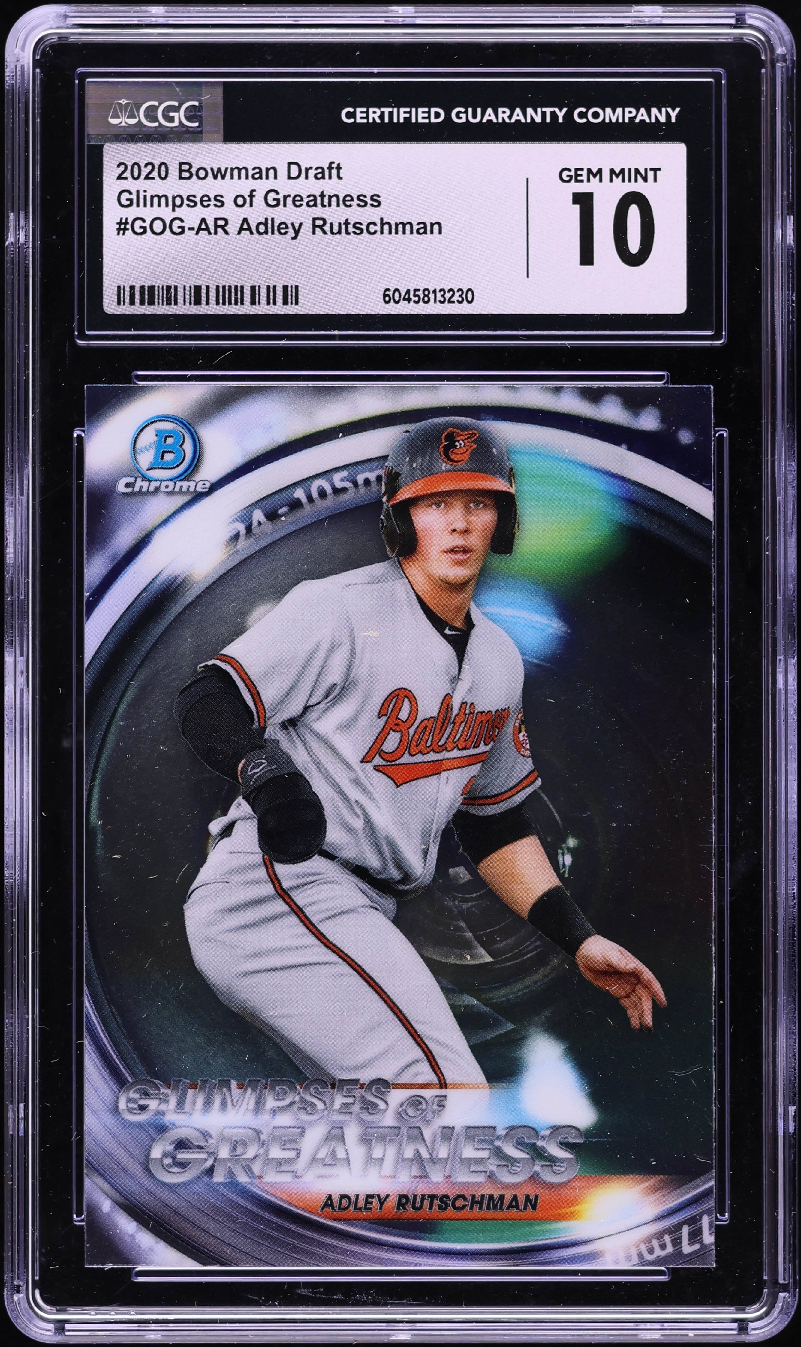 2020 Bowman Chrome Draft Glimpses of Greatness Adley Rutschman