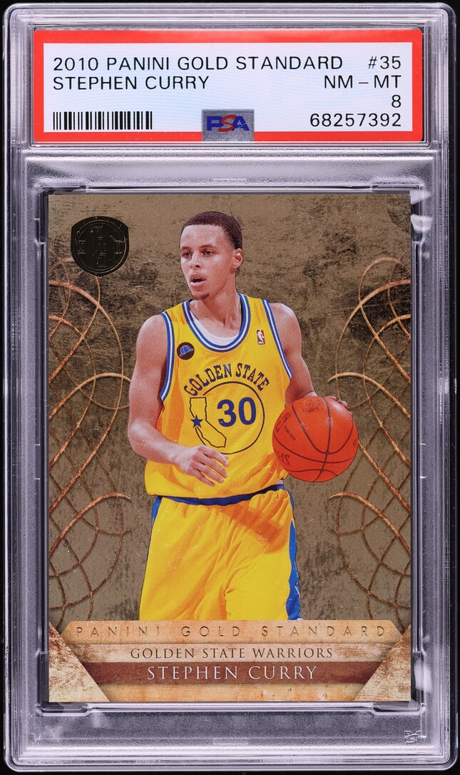 2010 Panini Gold Standard Stephen Curry /299 #35 PSA 8 NM-MT