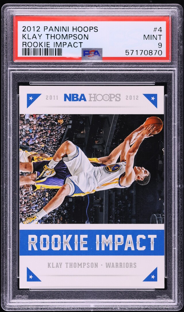 2012 Hoops Impact Klay Thompson ROOKIE #4 PSA 9 MINT