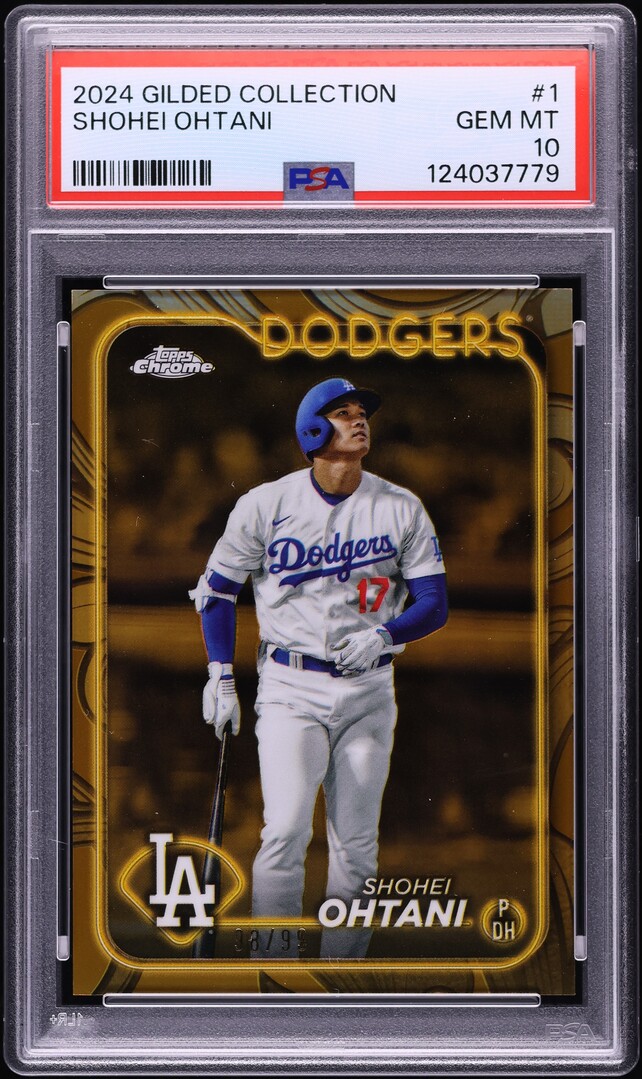 2024 Topps Chrome Gilded Collection Shohei Ohtani /99 #1 PSA 10 GEM MINT