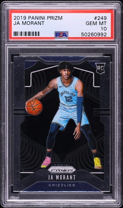 その他 ja morant new beginnings /49 gem mint 10 2019 Panini Prizm Ja Morant ROOKIE #249 PSA 10 GEM MINT on