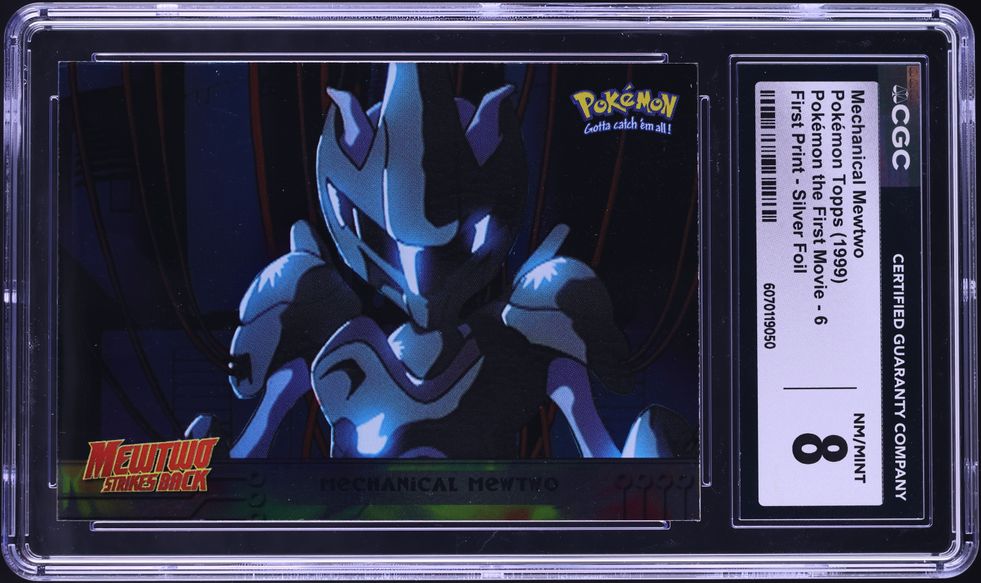 1999 Topps Pokemon The First Movie Silver Foil Mechanical Mewtwo #6 CGC 8  NM-MT on Fanatics Collect