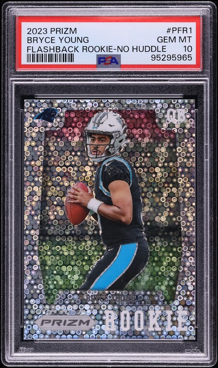 2023 Panini Prizm Flashback No Huddle Bryce Young ROOKIE #PFR-1