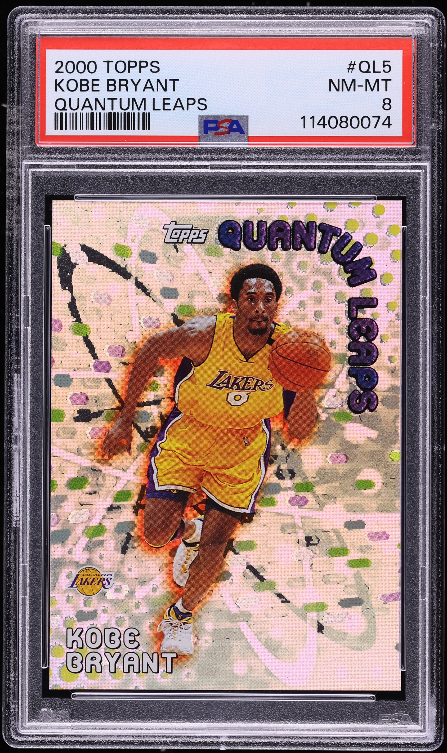 2000 Topps Quantum Leaps Kobe Bryant #QL5 PSA 8 NM-MT on Fanatics