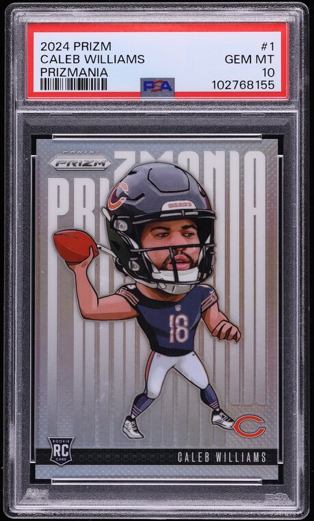 2024 Panini Prizm Prizmania Caleb Williams ROOKIE #1 PSA 10 GEM MINT