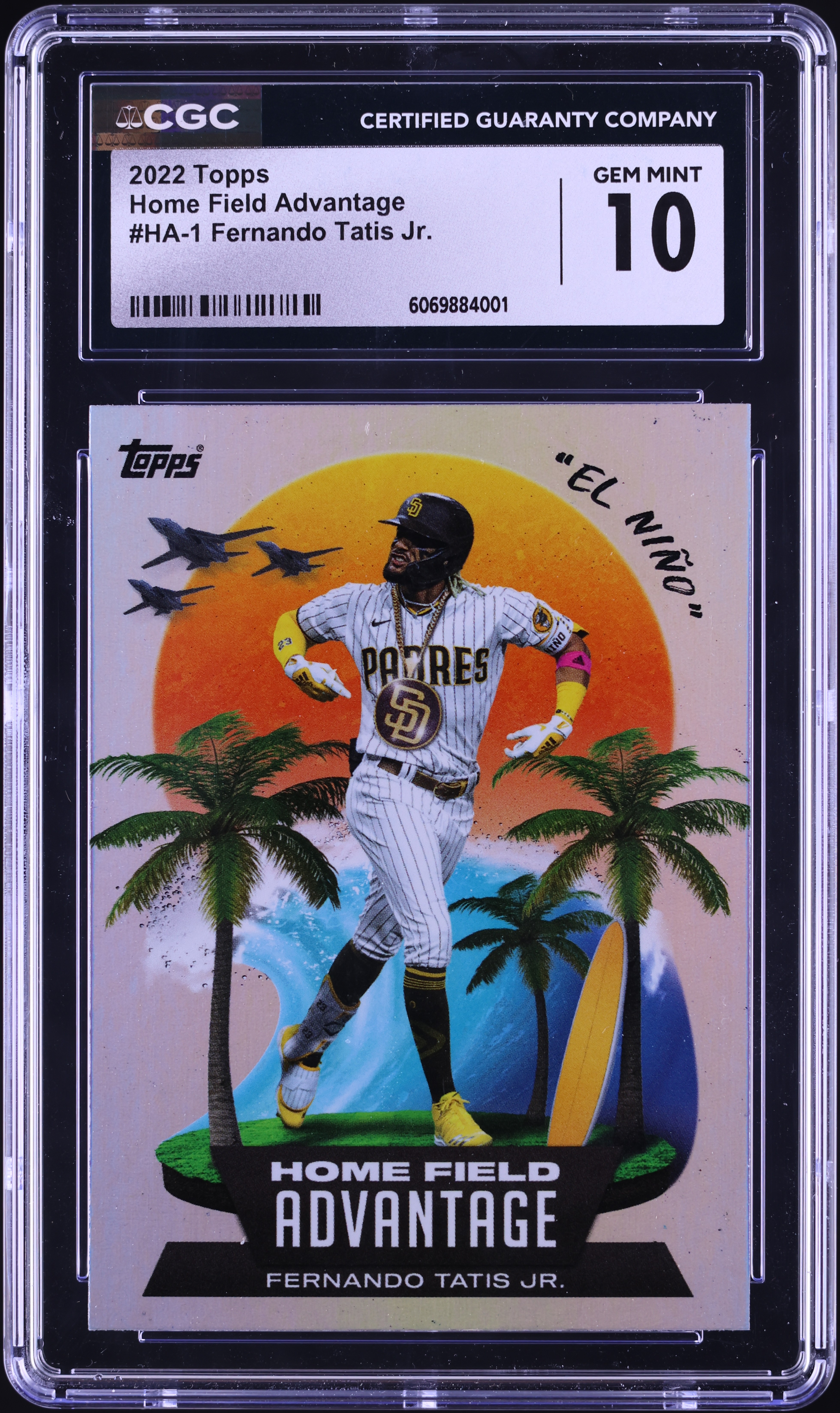 スポーツ選手 TOPPS DEFINITIVE 2022 Topps Home Field Advantage Fernando Tatis Jr. #HA-1 CGC 10