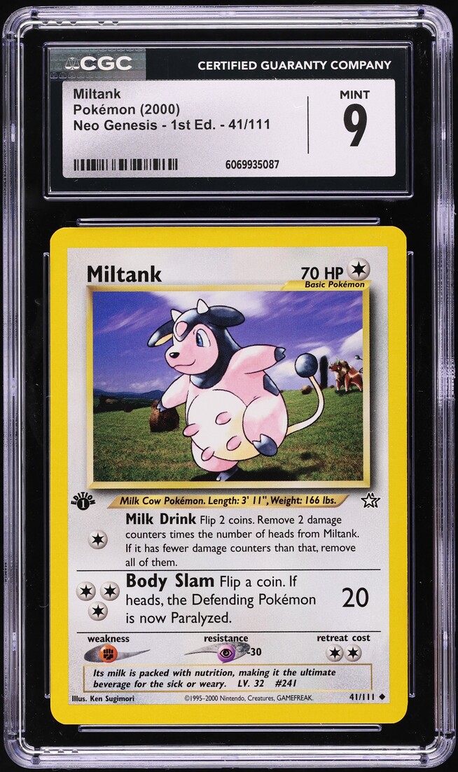 miltank pokemon card price - GG24/GG70 - Crown Zenith - Galarian Gallery Weakness Fighting 2 Resistance None None Retreat Cost Miltank(R spec) 119/172 1 (Used)