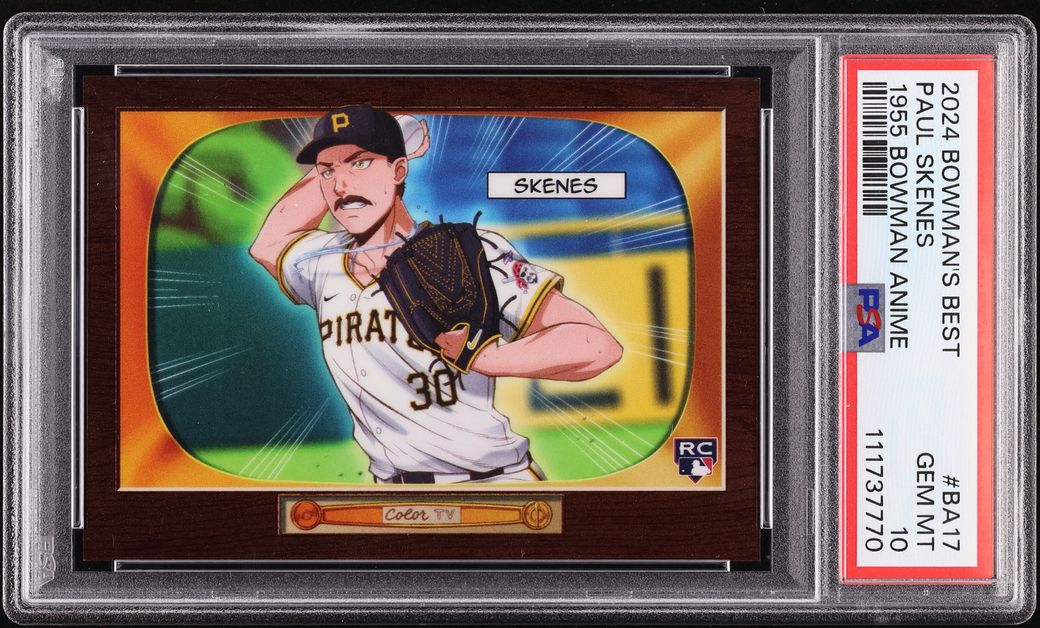 Paul Skenes 2024 Bowman's Best #BA-17 1955 Bowman Anime /(SSP