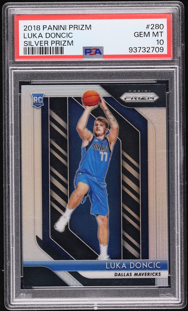 2018 Prizm Luka Doncic Silver #280 PSA 10 | Card Ladder