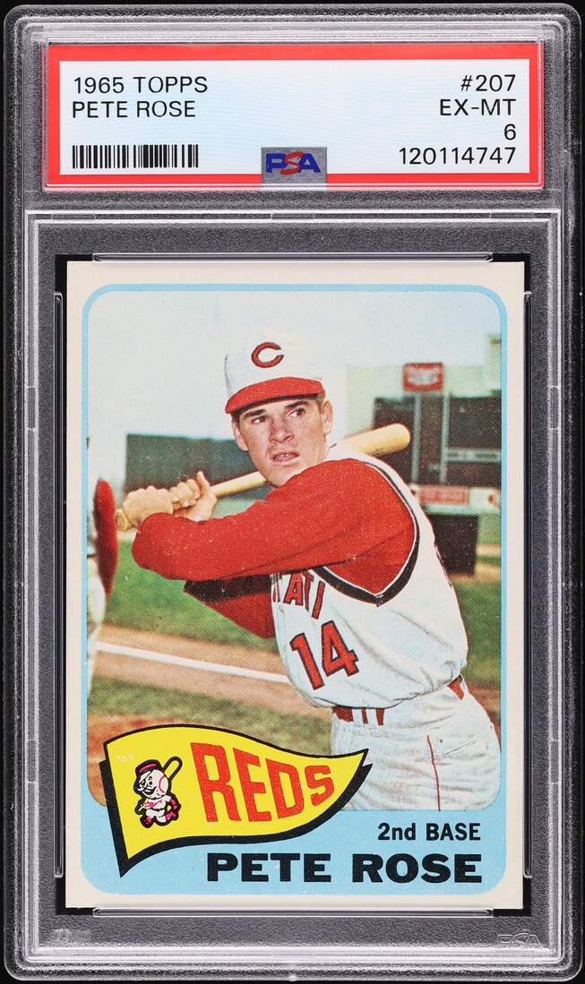 1965 Topps Pete Rose #207 PSA 6 EXMT