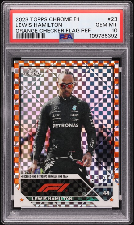 Carte De Collection F1 2023 Topps Chrome Sapphire Frederik Vesti #122 /25 - Oracle Red Bull Racing