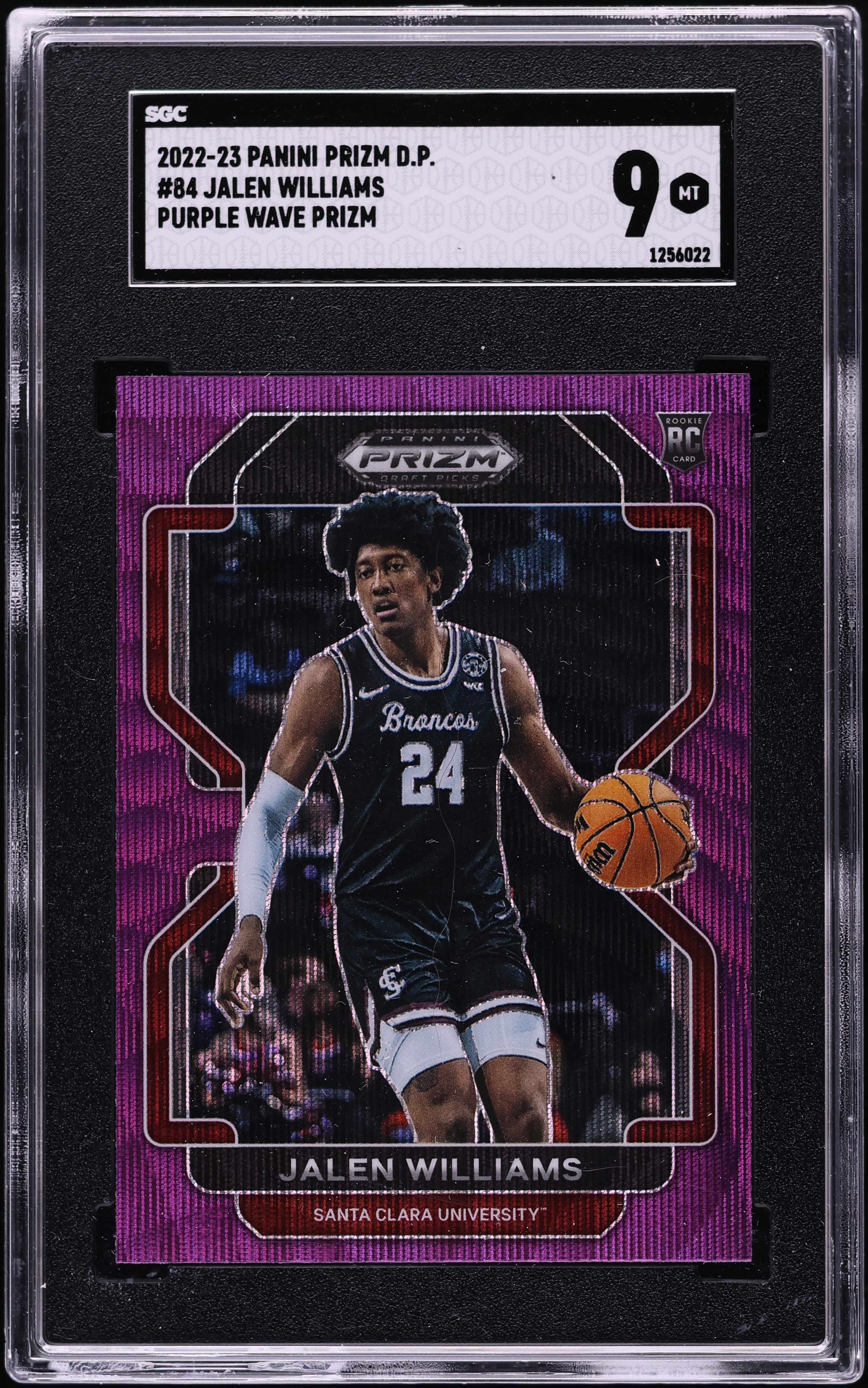 2022 Panini Prizm Draft Picks Purple Wave Jalen Williams ROOKIE