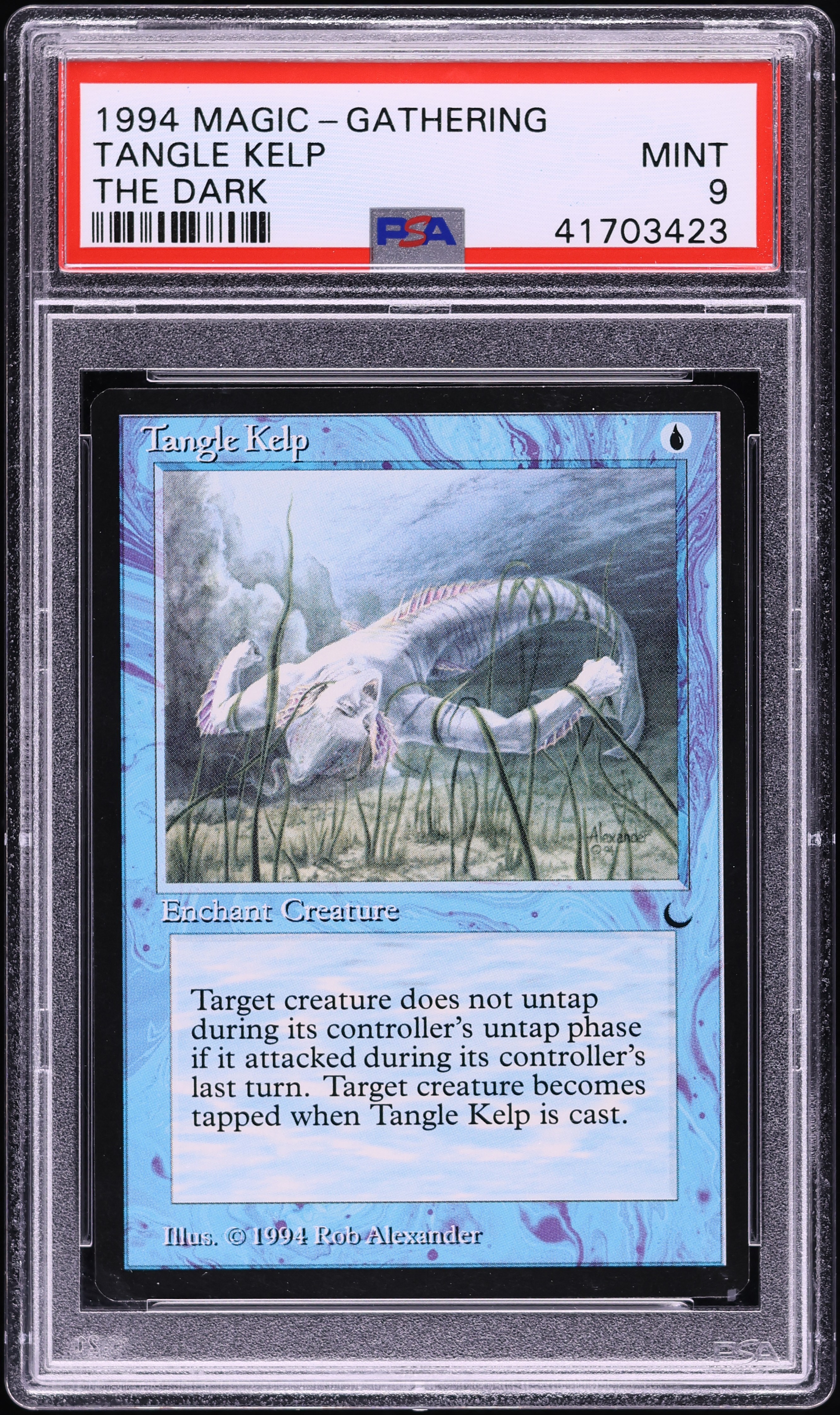 1994 Magic The Gathering MTG The Dark Tangle Kelp PSA 9 MINT on