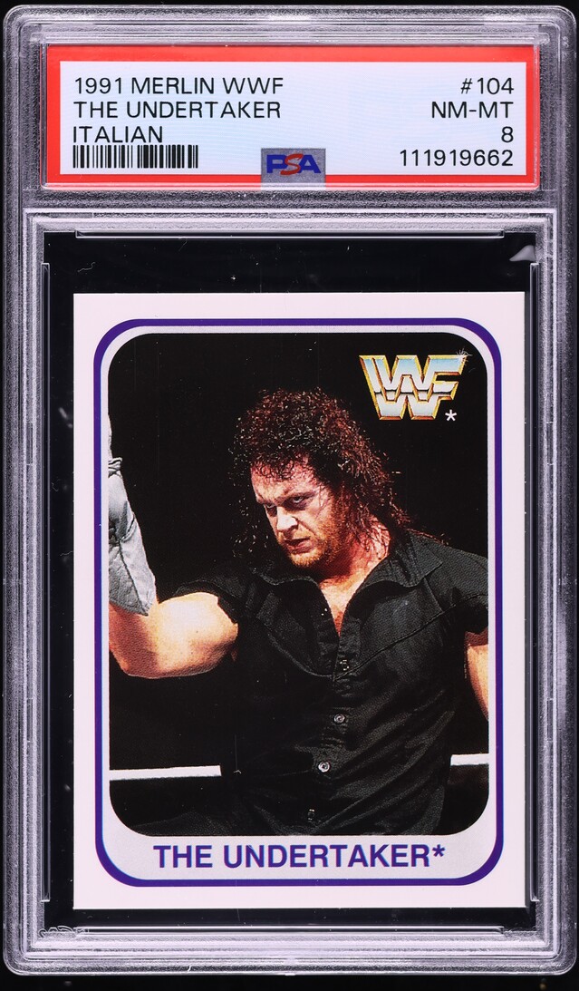 UNDERTAKER - WRESTLING carte CATCH WWE TOPPS SLAM ATTAX evo 2008