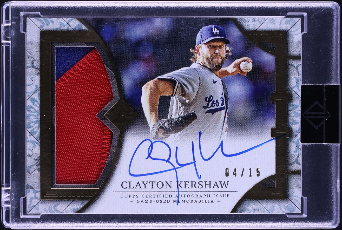 2024 Topps Transcendent Collection Clayton Kershaw GAME-USED PATCH 