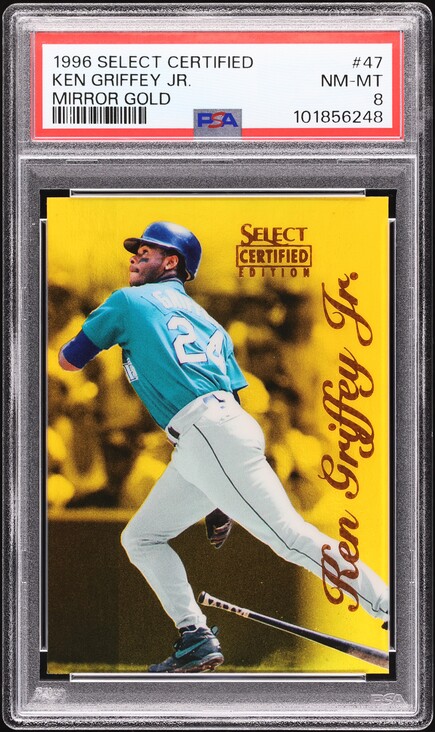 1996 Select Certified Mirror Gold Ken Griffey Jr. /30 #47 PSA 9