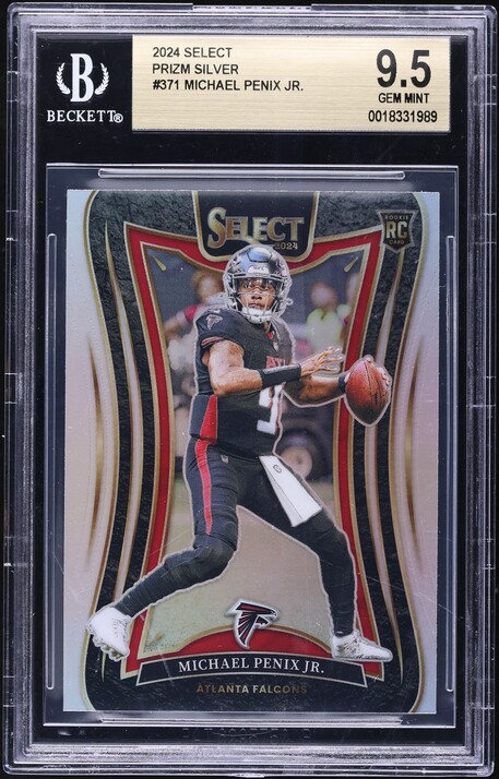 2024 Select Suite Level Prizm Silver Michael Penix Jr. ROOKIE #371