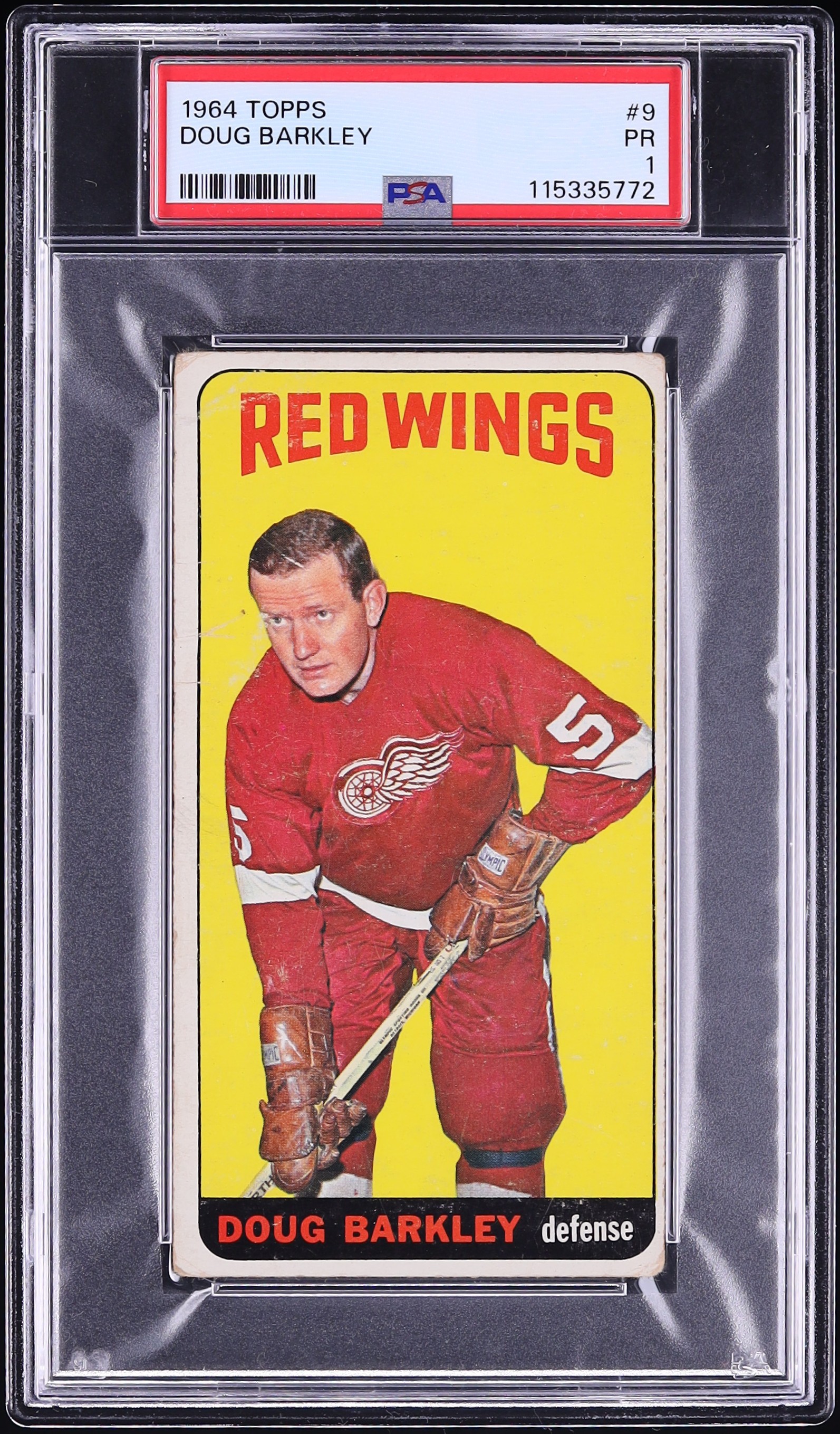 1964 Topps Doug Barkley #9 PSA 1 PR on Fanatics Collect