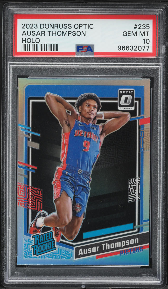 2023 Donruss Optic Holo Ausar Thompson ROOKIE #235 PSA 10 GEM MINT