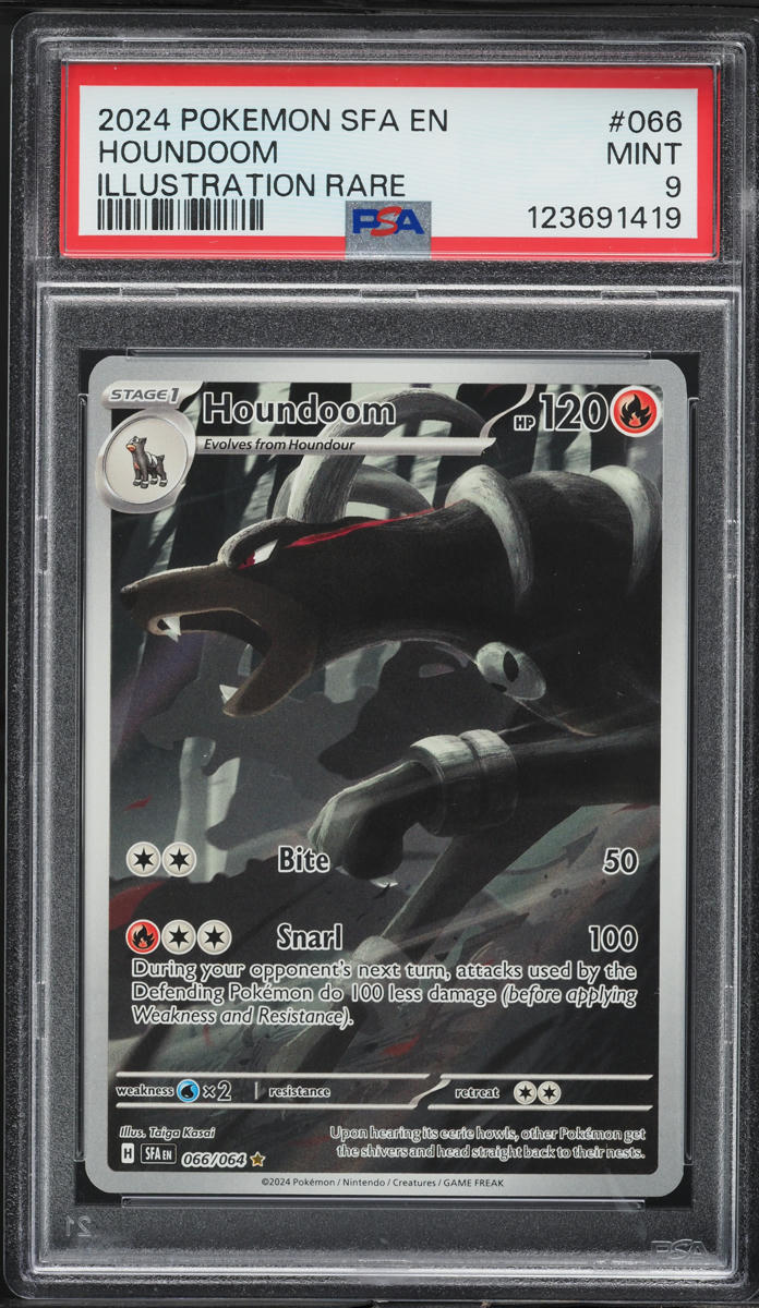 2024 Pokemon SV Shrouded Fable Full Art Houndoom #66 PSA 9 MINT