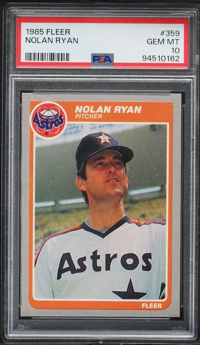 1985 Fleer Nolan Ryan #359 PSA 10 GEM MINT