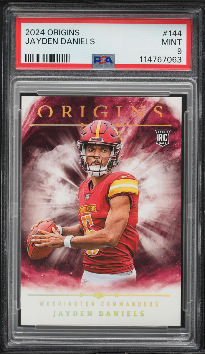 2024 Panini Origins Jayden Daniels ROOKIE #144 PSA 9 MINT