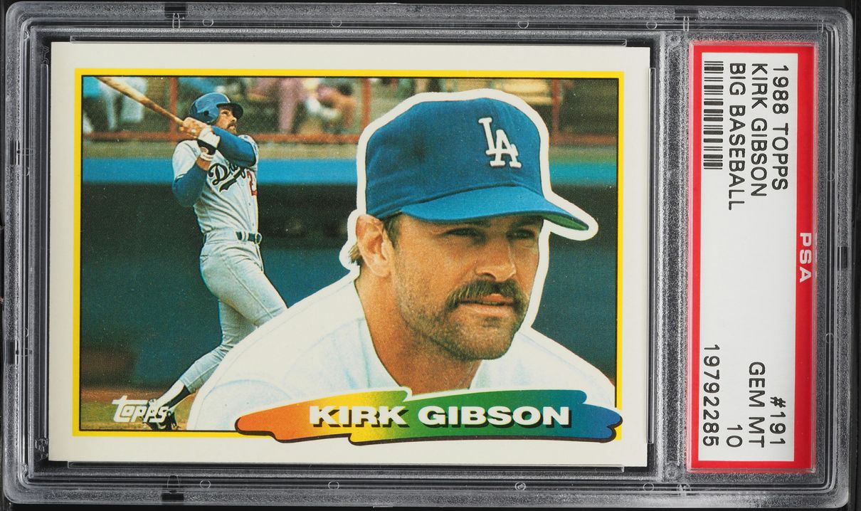 1988 Topps Big Baseball Kirk Gibson #191 PSA 10 GEM MINT