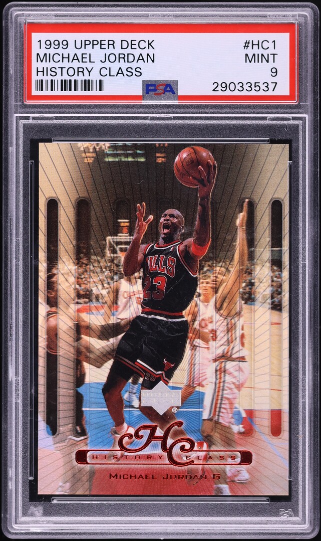 1999 Upper Deck History Class Michael Jordan #HC1 PSA 9 MINT