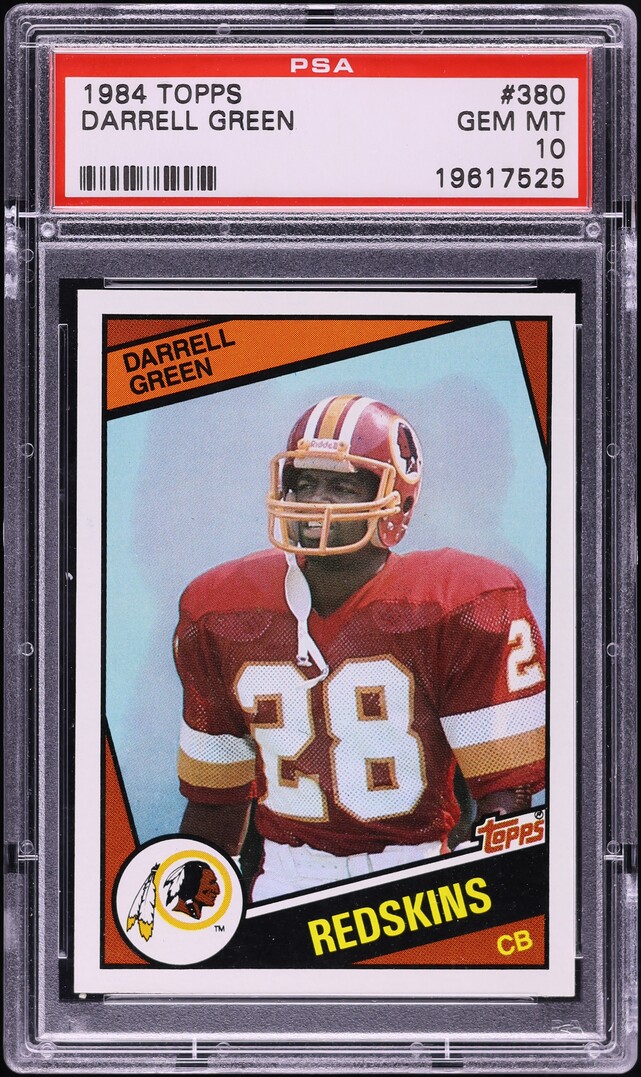 1984 Topps Football Darrell Green ROOKIE #380 PSA 10 GEM MINT on